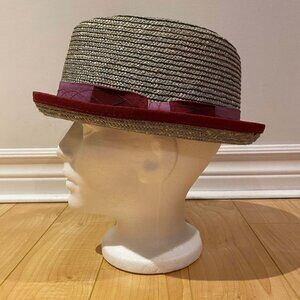 Vintage Green Straw Hat